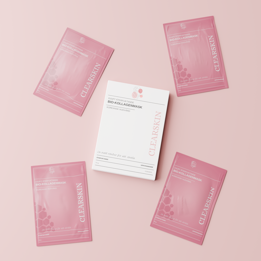 4 x Bio-Kollagen-Masken