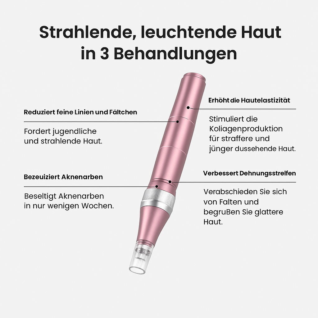 Professionell wiederaufladbarer Microneedling Dermapen